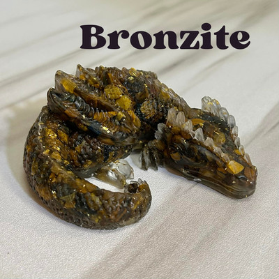 Kleiner Drache Kristall Stein klar Harz Figuren Heilung Energie Meditation Geschenk