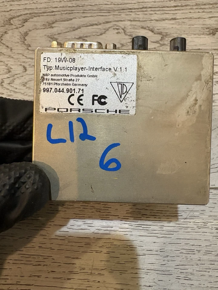 Módulo de interfaz reproductor multimedia Porsche Carrera 997 911 2008-10 99704490171 Foto 4 de 4