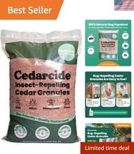 8 lbs Cedarwood Granules - Easy to Use, Pet-Friendly Repellent for Lawn & Home