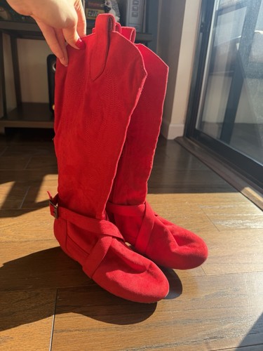 Red SwayD Country Dance Boots Women’s Size 36 Western Cowboy Boots Worn Twice