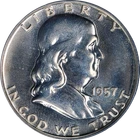 1957 Franklin Half Dollar Proof PCGS PR66 Nice Luster Nice Strike