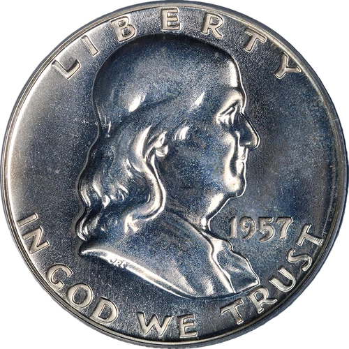 1957 Franklin Half Dollar Proof PCGS PR66 Nice Luster Nice Strike
