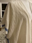 White And Blue Stripe Ladies Ruana Wrap / Swim Coverup - Nice! — photo 4