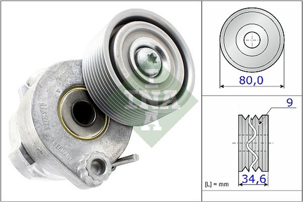 Spannrolle Keilrippenriemen Schaeffler INA 531 0605 30 FüR Setra Conecto 400 350-image