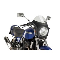 Puig SEMI-FAIRED Windschild FUR Triumph Thruxton 16-19 Light SMOKE-SCHWARZ
