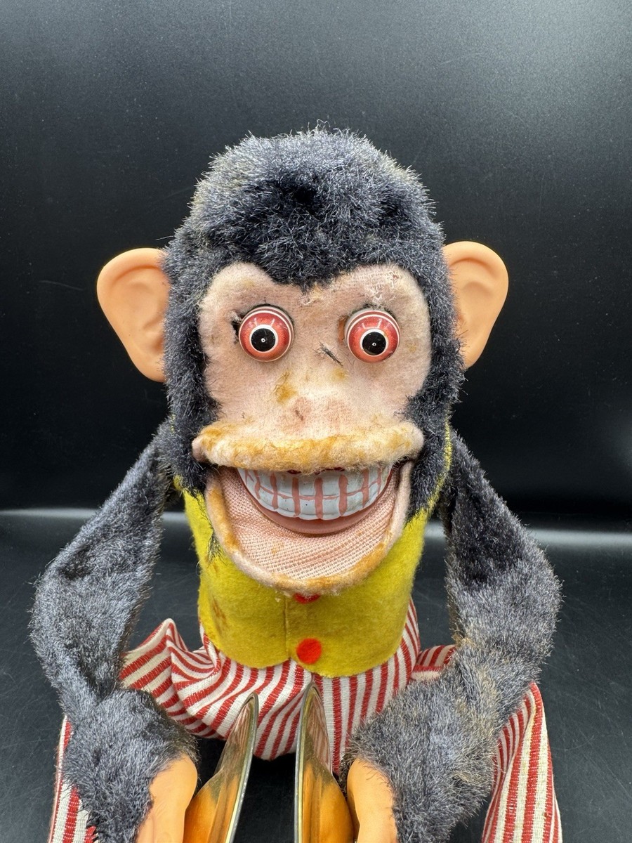 Daishin Musical Jolly Chimp Clapping Cymbal Monkey Toy, No