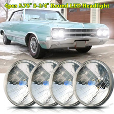 4pcs 5 34 5.75 Led Headlights Hilo For Oldsmobile 442 98 F85 Cutlass White