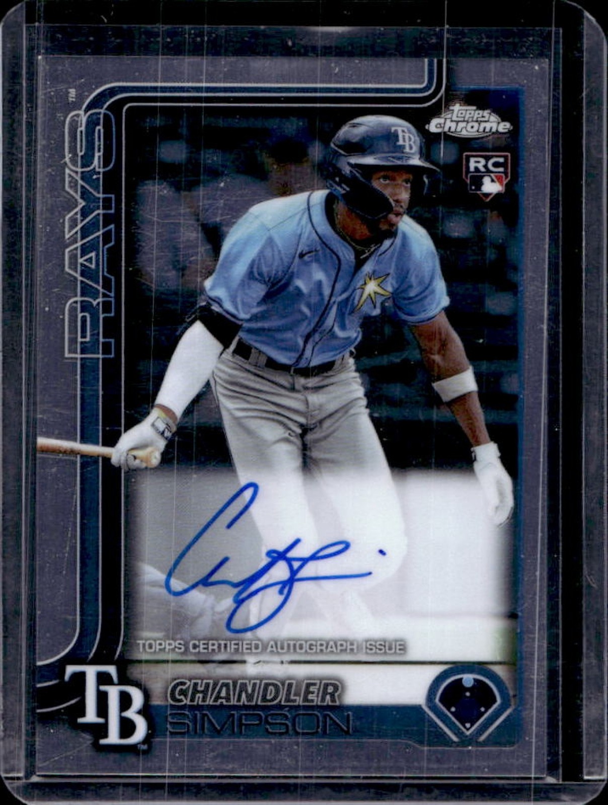 2025 Topps Chrome Chandler Simpson Auto Autograph RC #RA-CSI Rays Rookie