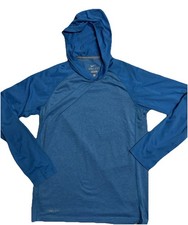 Nike Dri-Fit Mens Hooded Long Sleeve Shirt Stripped SZ .S Athletic Wear