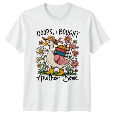 Ooops I Bought Another T-Shirt Buchliebhaber Tier Humor Geschenk für Sie und Ihn