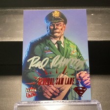 2025 Fleer Ultra Superman #64 GENERAL SAM LANE -  RODNEY RAMOS Auto Red #87/92