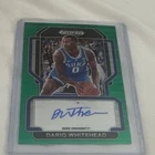 Panini 2022-23 Prizm Draft Picks Dariq Whitehead Duke FS-DAR Auto /25