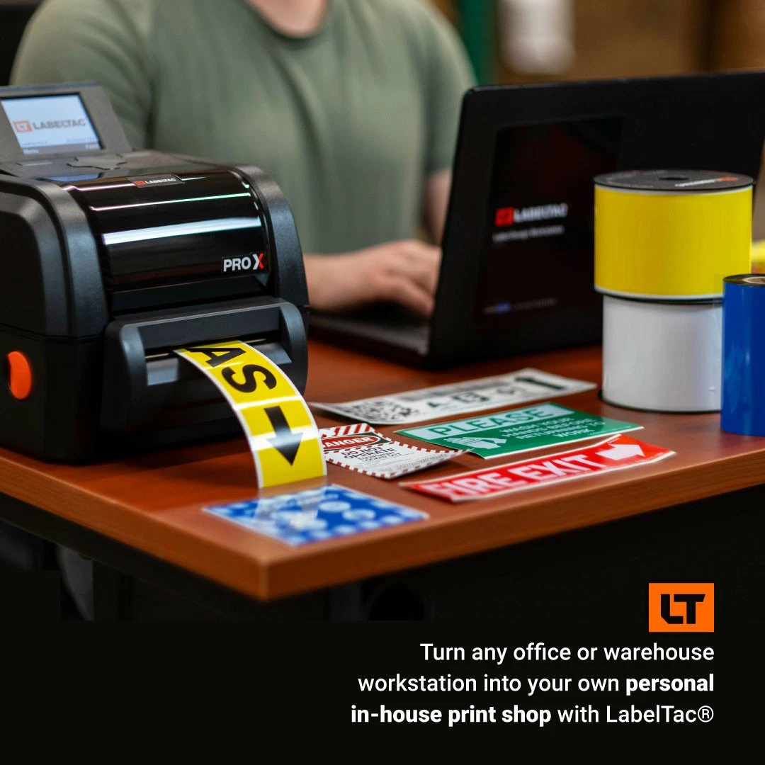 LabelTac Pro Model Thermal Transfer Print Ribbon for LabelTac Pro X (7 Colors)