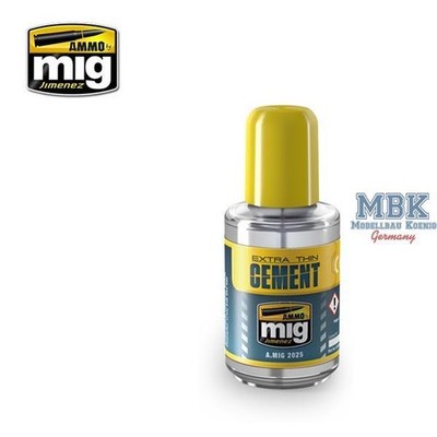 Ammo of MIG AMIG2025 EXTRA THIN CEMENT (Polyester Plastic Glue)
