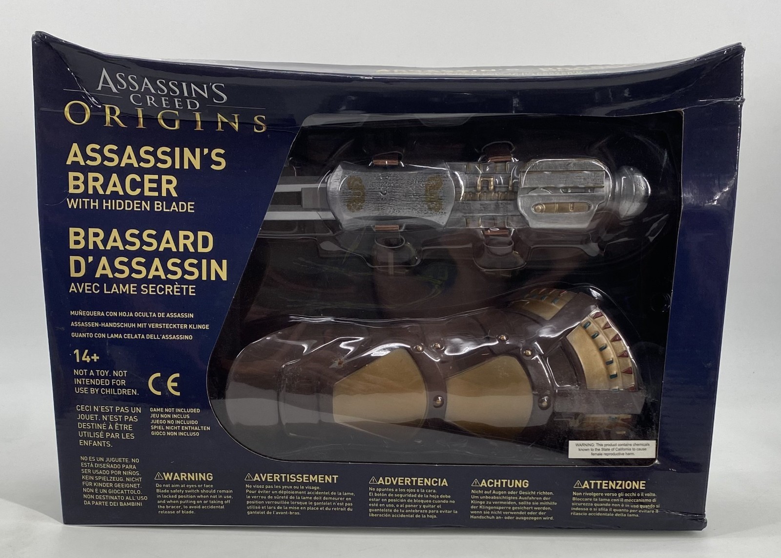Assassins Creed Origins Bracer with Hidden Blade New Sealed-In-Box Read