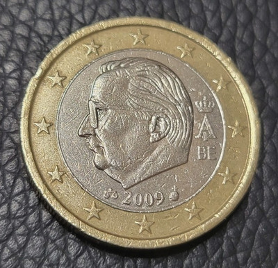 2009 Belgium 1 Euro Coin
