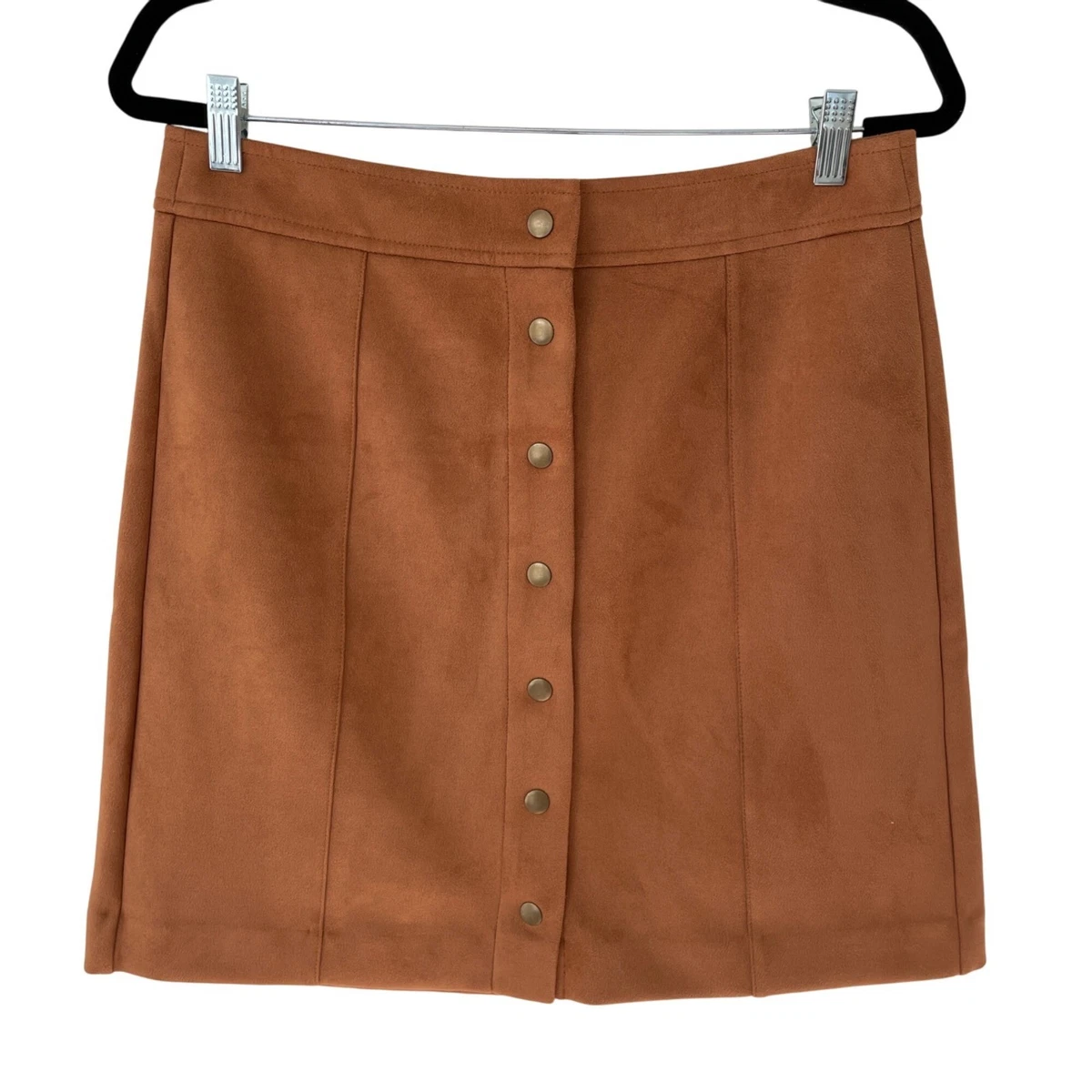 Jupe Mini Ann Taylor Loft Taille 12, Orange Brûlé, Doublée, Zippée – NEUVE AVEC ÉTIQUETTES