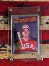 2000 TOPPS CHROME MARK MCGWIRE 1985 (ROOKIE REPRINT) #401 USA BASEBALL TEAM