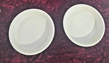 Libbey Just Baking 2 Pc Set White Ceramic Baking Dishes 4 3/4" Diameter 