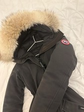 ( SIZE XS)Canada Goose Rossclair Parka – Rare Real Fur Trim, 2019 Receipt 