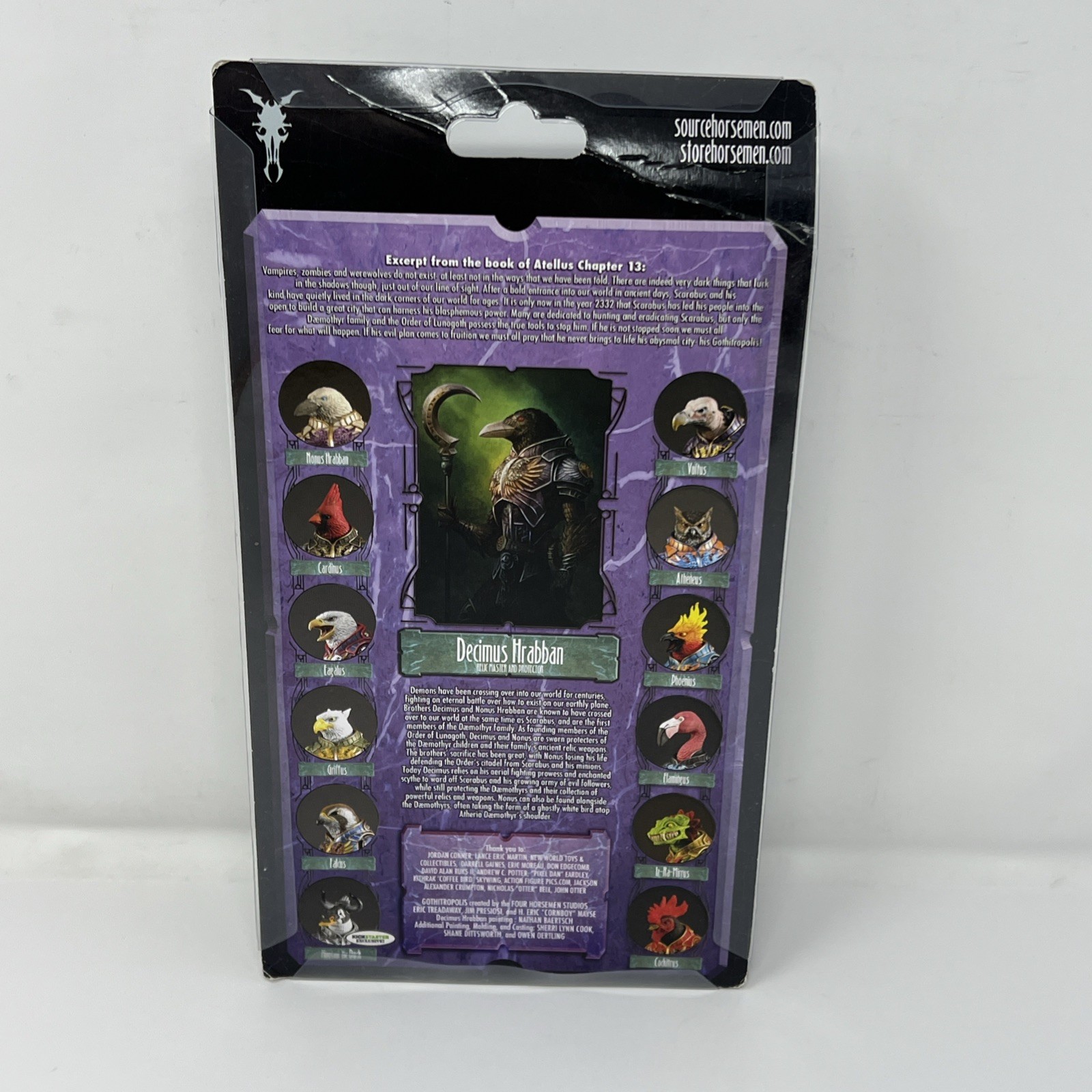 Shadow Fan Four Horsemen Gothitropolis Decimus Hrabban Shadow Version Fantastic ...