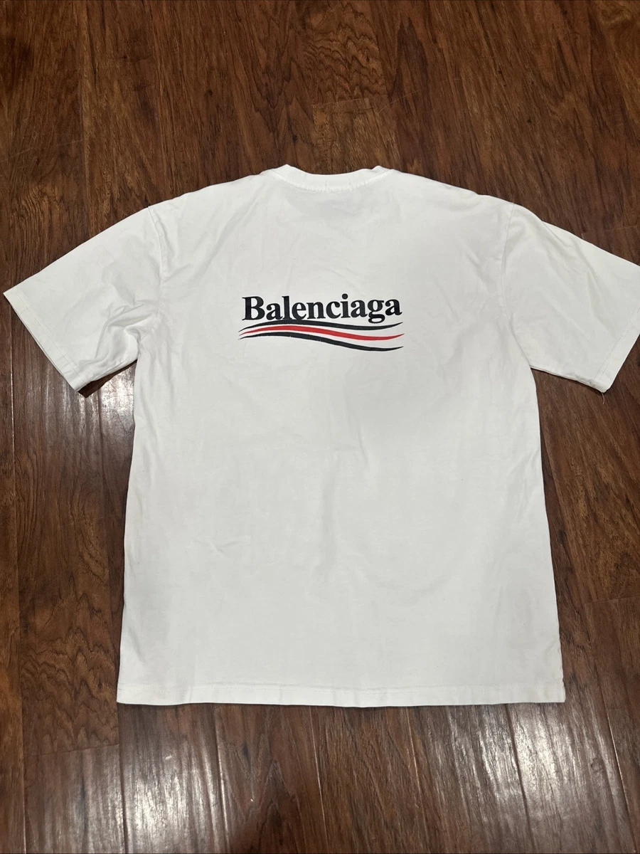 バレンシアガ‼︎ Balenciaga Short Sleeve White Shirts for Men for sale | eBay