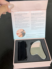 SACHEU Beauty Stainless Steel Gua Sha Facial Massage Tool, Silver, Recyclable