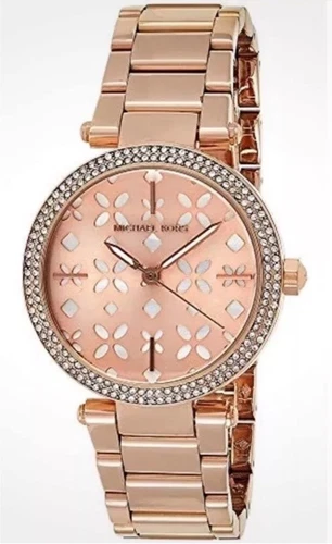 Orologio da donna Michael Kors MK6470 Parker quadrante oro rosa acciaio inox