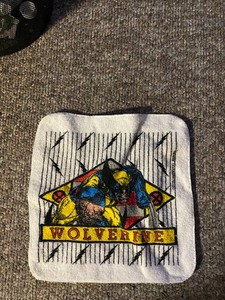 Vintage 1993 Tub Club Wash Cloth- Marvel - Wolverine