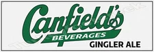 Canfields Beverages Ginger Ale 6" x 18" Metal Sign