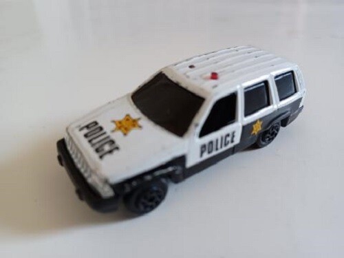 Vintage Police Toy SUV - Rugged Look - Picture 1 of 7