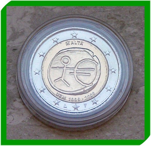2 EUR Sondermünze Malta 2009 – WWU – gekapselt