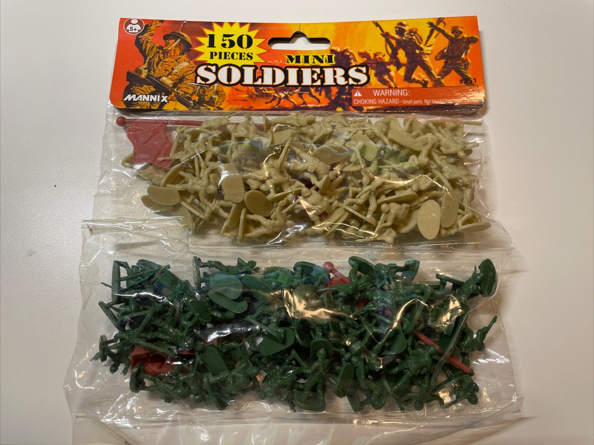 Mannix 150 Mini Army Men Action Figures Soldiers of WWII #251 NIB