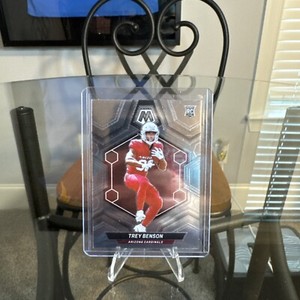 2024 Panini Mosaic - Silver Prizm #360 Trey Benson (RC) Arizona Cardinals