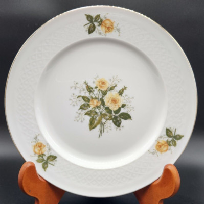 21.5 Seltmann Weiden * Annabell * gelbe Rose Kuchenteller Ø 19,5cm