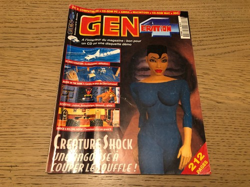 Magazine Generation 4 N°72 - Jeux Vidéo Rétro : Creature Shock, Alone In The Dark 3, Ecstatica...