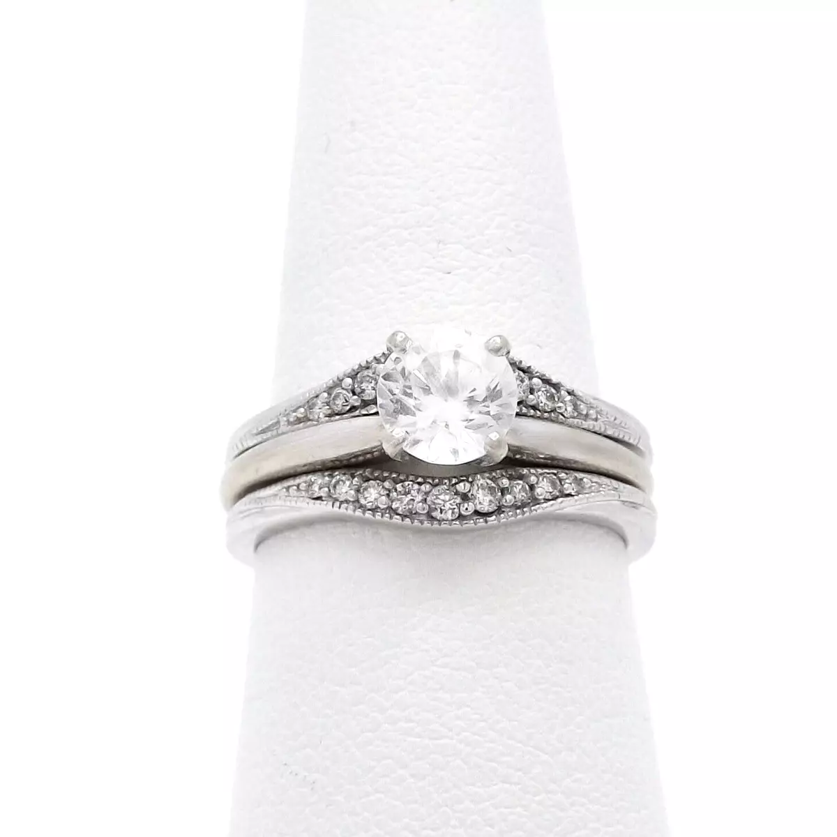 Diamond insert hotsell rings