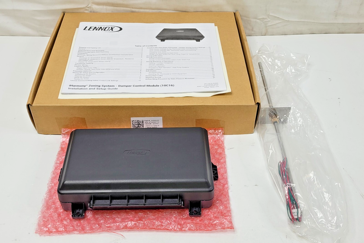 Lennox 10C16 - iHarmony Zoning Damper Control Module 103916-03 NEW
