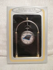 Sun Time Carolina Panthers Executive Sports Pocket Watch Clock NFL Football