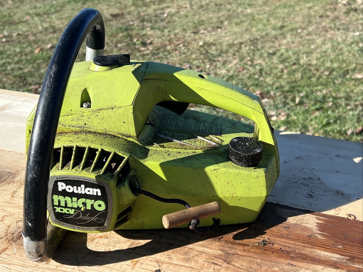 Vintage Poulan micro XXV Deluxe chainsaw - PARTS SAW (cc) | eBay