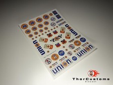 Union 76, for Hot Wheels, Matchbox - Water-Slide Decals clear 1/64 scale