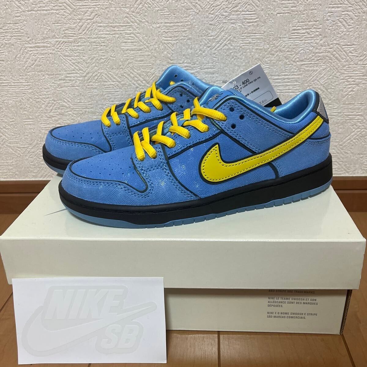 The Powerpuff Girls Nike SB PS Dunk Low Pro QS Bubbles Blue The Powerpuff Girls Nike SB PS Dunk Low Pro QS Bubbles Blue