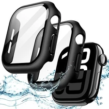 Waterproof Case with Screen Protector for Apple Watch Series 11/10 46mm, 2 Pack