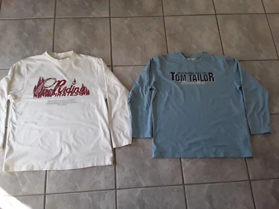 Zwei T-shirts v. Tom Tailor u. here + there, Gr. 158, wenig getragen - Bild 1 von 4