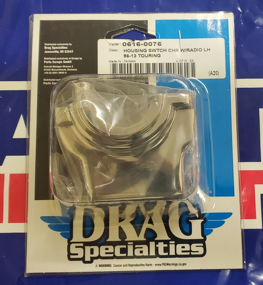 DRAG SPECIALTIES HOUSING SWITCH CHROME LH, 96-13 TOURING | eBay