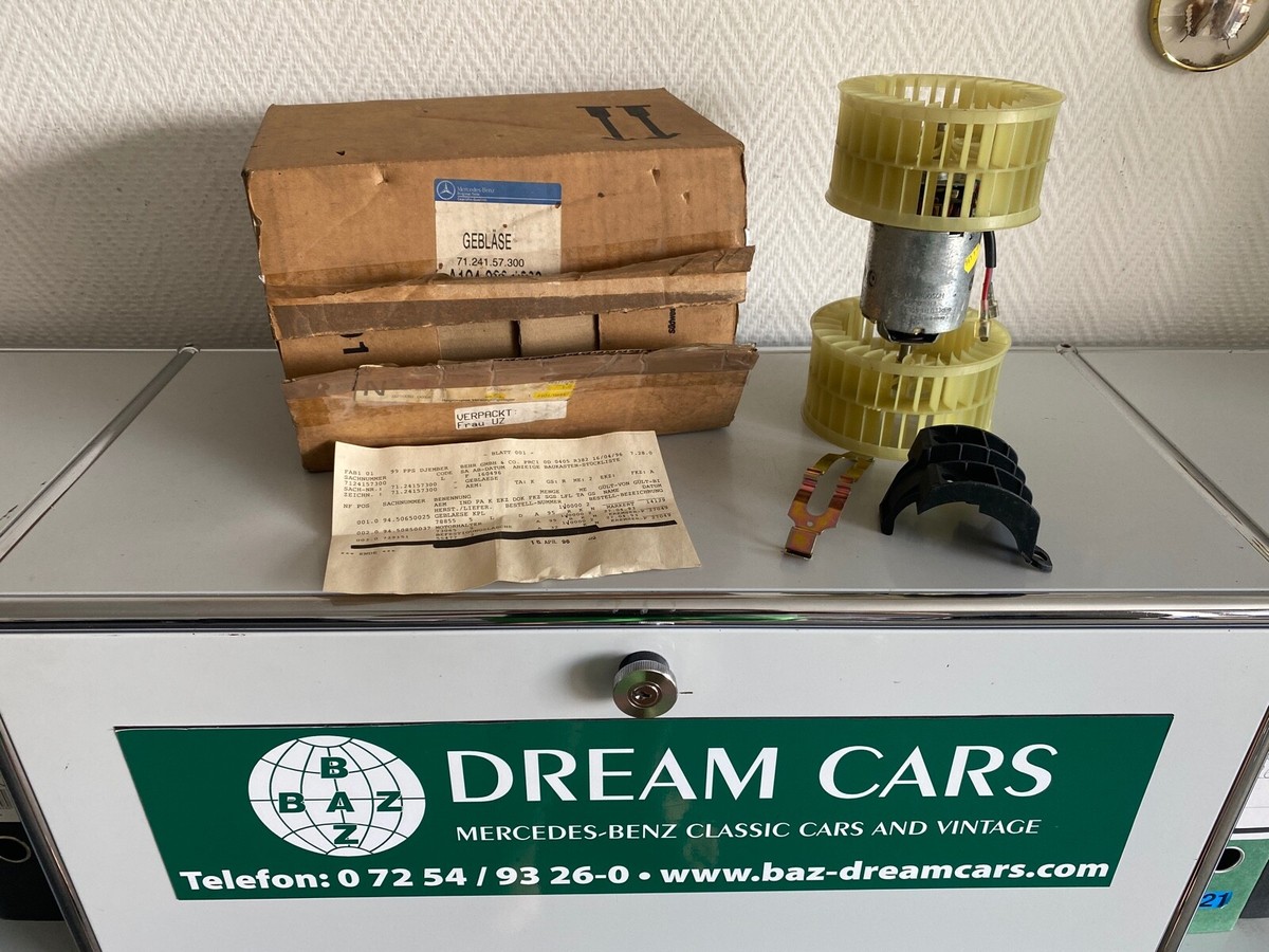 NEU NOS Mercedes W124 S124 A124 C124 BOSCH Heizung Gebläse Motor 
