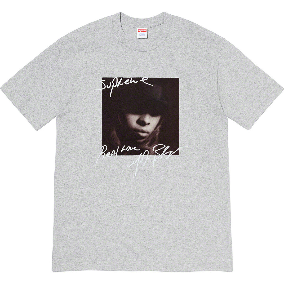 シュプリーム Mary J. Blige Tee グレーXL-