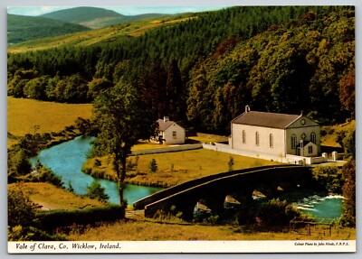 PostCard Ireland - Vale of Clara Co Wicklow Ireland John Hinde Original | Chrome