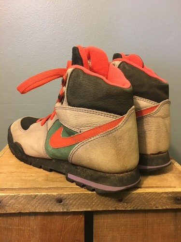 Vtg 80s 90s Nike Leather Hiking Boots 