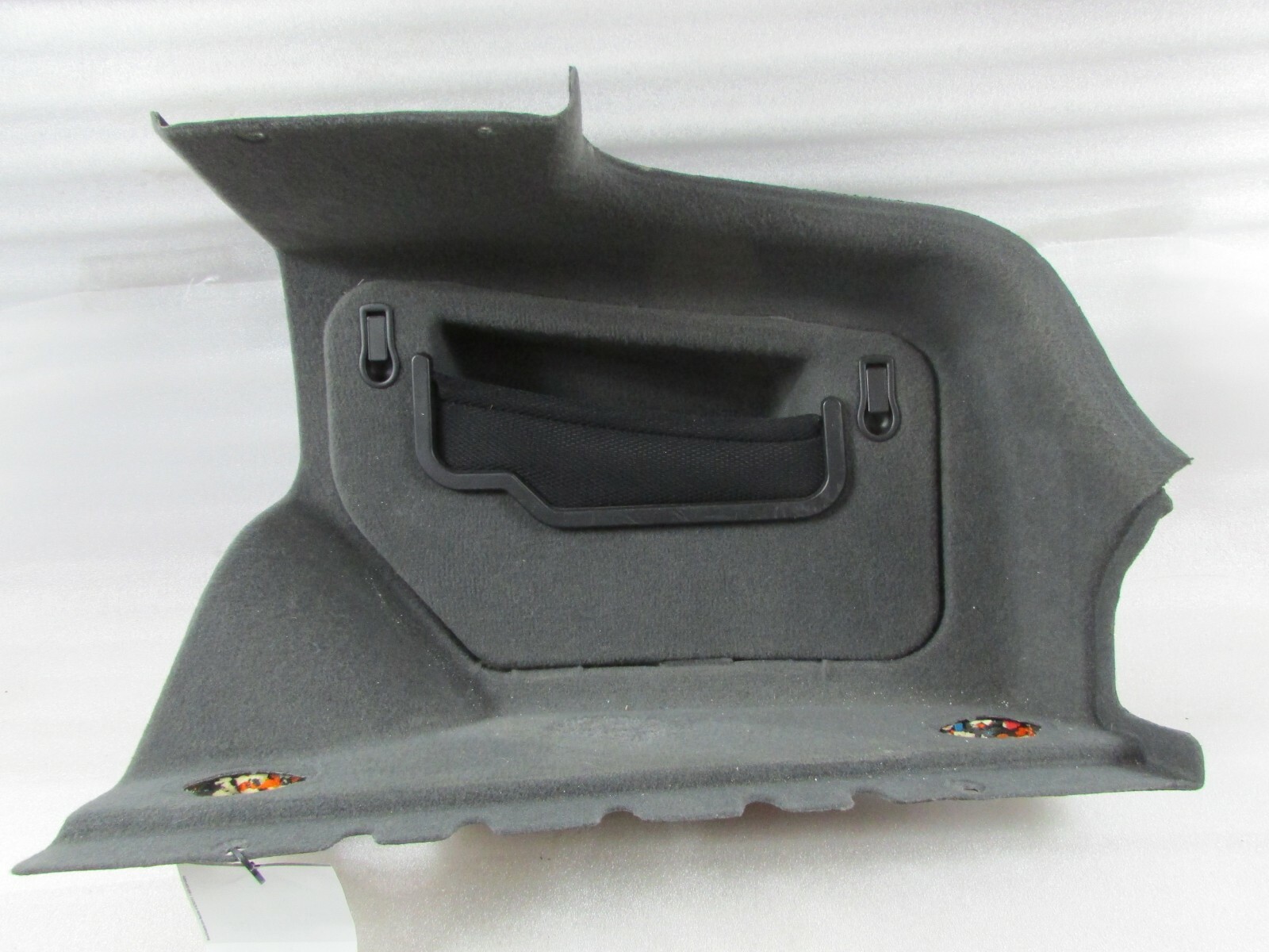 Maserati Quattroporte, RH, Right Complete Trunk Carpet, Grey, Used, P/N 9814387